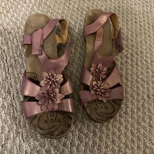 Pink Floral Sandals